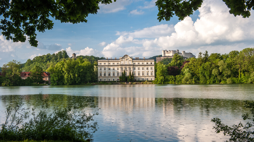 Leopoldskron Palace with Leopoldskroner pond in Salzburg | © Tourismus Salzburg, Foto: Breitegger Günter