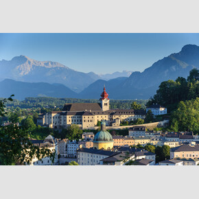 Nonnberg Priory Salzburg with Untersberg | © Erzdiözese Salzburg / Josef Kral