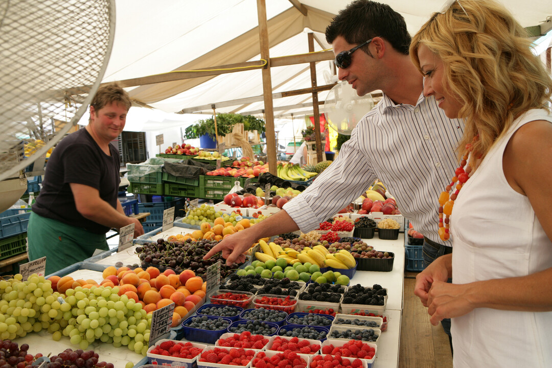 Market in Salzburg | © Tourismus Salzburg