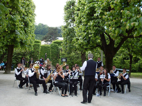 Musicians in the Mirabell Gardens | © Tourismus Salzburg GmbH