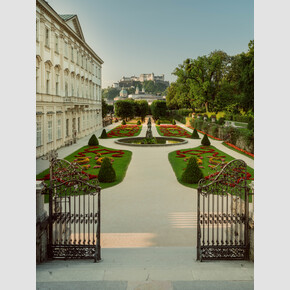 The Mirabell Gardens with a view of the Pegasus Fountain, around which Maria and the children dance in the film, as well as the famous 'Do-Re-Mi Steps'. | © Tourismus Salzburg GmbH, Foto: Patrick Langwallner