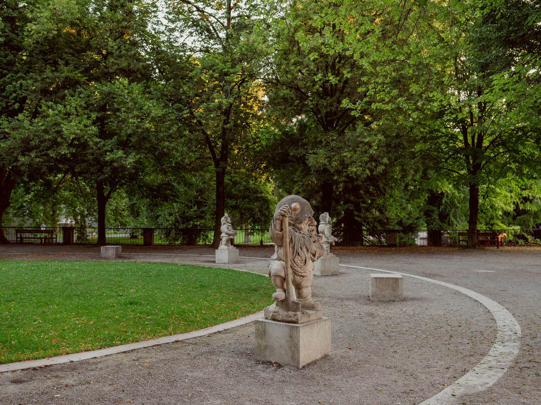 The Dwarf Garden appears in the film during a 'Do-Re-Mi' scene. | © Tourismus Salzburg GmbH, Foto: Patrick Langwallner