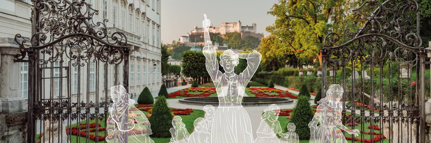 One of the Most Famous Scenes from "The Sound of Music" | © Tourismus Salzburg GmbH, Foto: Patrick Langwallner