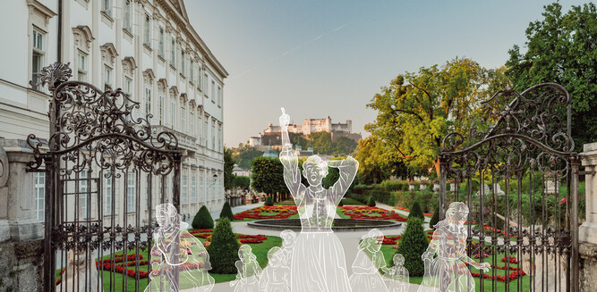 One of the Most Famous Scenes from "The Sound of Music" | © Tourismus Salzburg GmbH, Foto: Patrick Langwallner