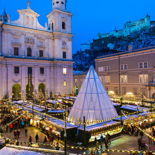The Salzburg Christkindlmarkt  in the heart of Salzburg’s World Heritage-listed Old City | © Tourismus Salzburg GmbH 