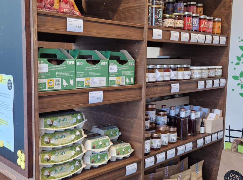 Ansicht des Angebotes des Dorfladen in Eugendorf | © TVB Eugendorf