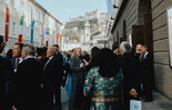 Salzburg Easter Festival - Audience in front of the Festspielhaus | © OFS Osterfestspiele Salzburg Foto: Vincent Forstenlechner