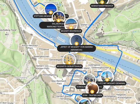 Mozart Walk via SmartGuide | © SmartGuide, www.smart-guide.org