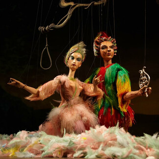 Papagena and Papageno at the Magic Flute in the Salzburg Marionette Theatre | © Salzburger Marionettentheater