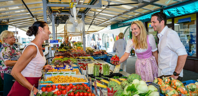 Grünmarkt in Salzburg | © Tourismus Salzburg GmbH, Breitegger G.