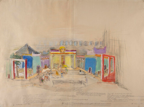 Oskar Kokoschka_Buehnenbild | © Fondation Oskar Kokoschka_Andrew Phelps (Foto)