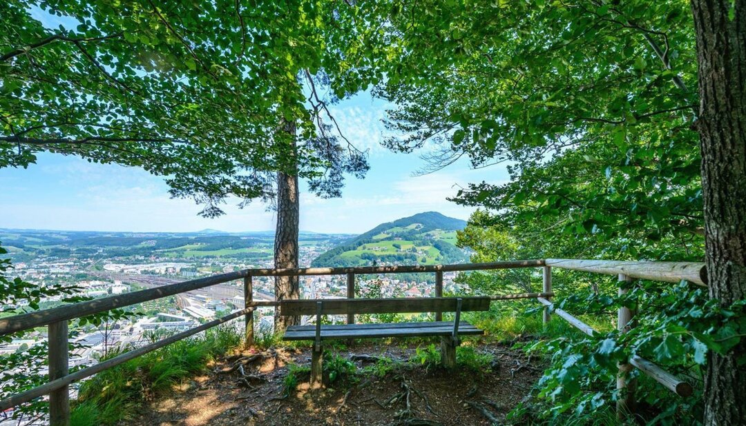 Blick vom Kapuzinerberg auf Schallmoos | © Tourismus Salzburg / G.Breitegger