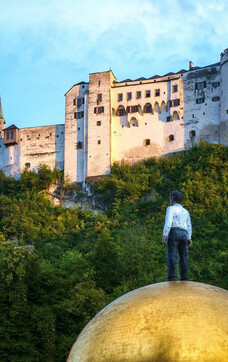 Teil des Walk of Modern Art: Sphaera, Balkenhol | © Art Room Würth Austria