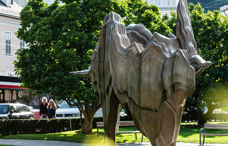 Caldera (04) von Anthony Cragg, Salzburg | © Tourismus Salzburg Foto: Bryan Reinhart