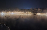 Adventmarkt am Salzachsee, zugefrorener Teich | © SZauner Tourismus Salzburg