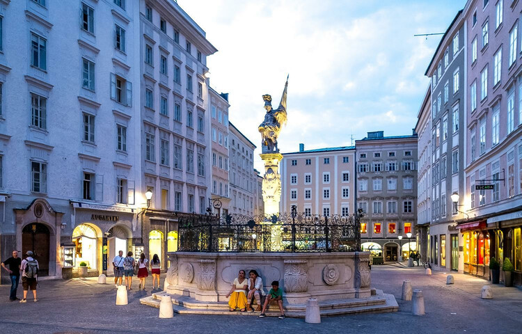 St. Florian Fountain at 'Alter Markt' | © Tourismus Salzburg/ G.Breitegger