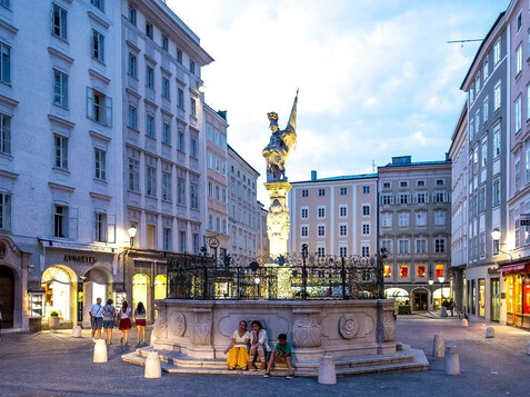 St. Florian Fountain at 'Alter Markt' | © Tourismus Salzburg/ G.Breitegger