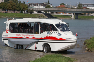 amphibious bus | © Salzburg Highlights, Neumayr