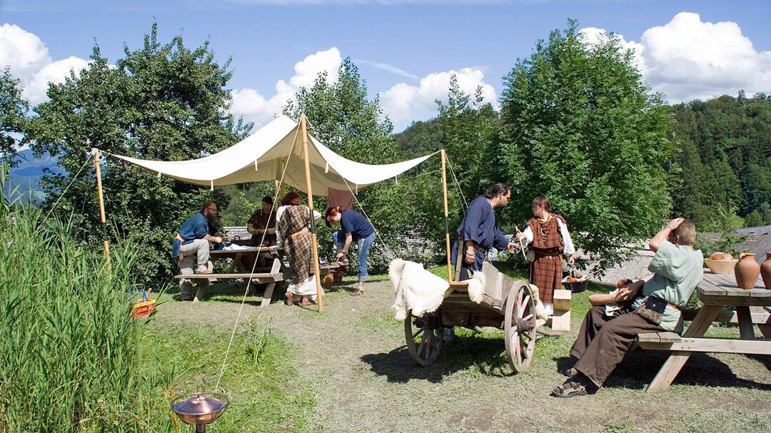 Alltag im Keltendorf | © Salinen Tourismus GmbH