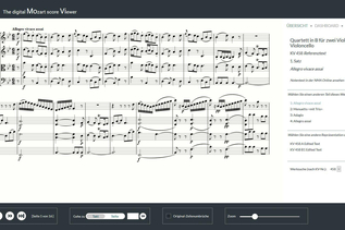 Digitale Noten von Mozart | © Digitale Mozart-Edition