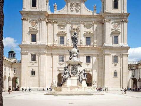 Salzburg Cathedral & Marian Statue | © Tourismus Salzburg