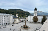View from the Cathedral archway terrace | © Tourismus Salzburg/K. Brugger