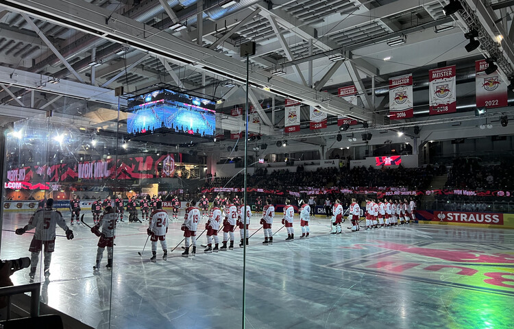 Heimspiel in der Eisarena Salzburg | © Tourismus Salzburg / B. Brunauer