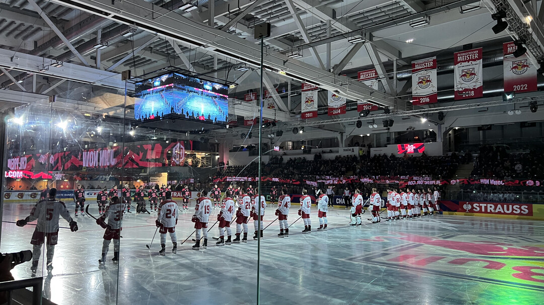 Heimspiel in der Eisarena Salzburg | © Tourismus Salzburg / B. Brunauer