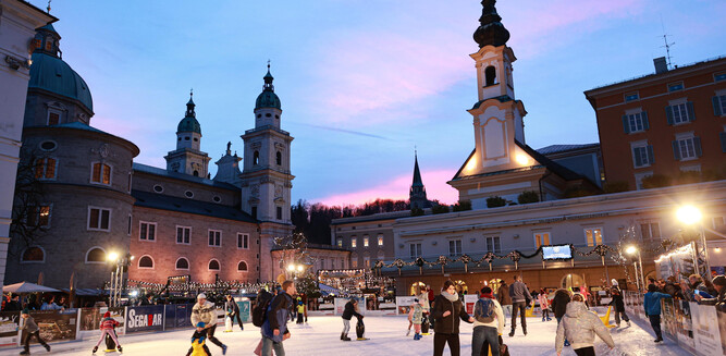 Eislaufen | © Verein Salzburger Chriskindlmarkt