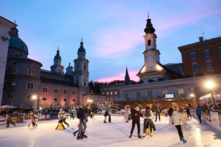 Eislaufen | © Verein Salzburger Chriskindlmarkt