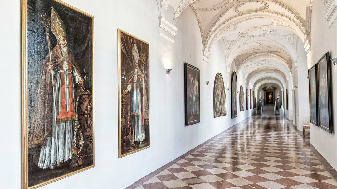 long gallery; St. Peter's Monastery  | © DomQuartier Salzburg / Andreas Kolarik