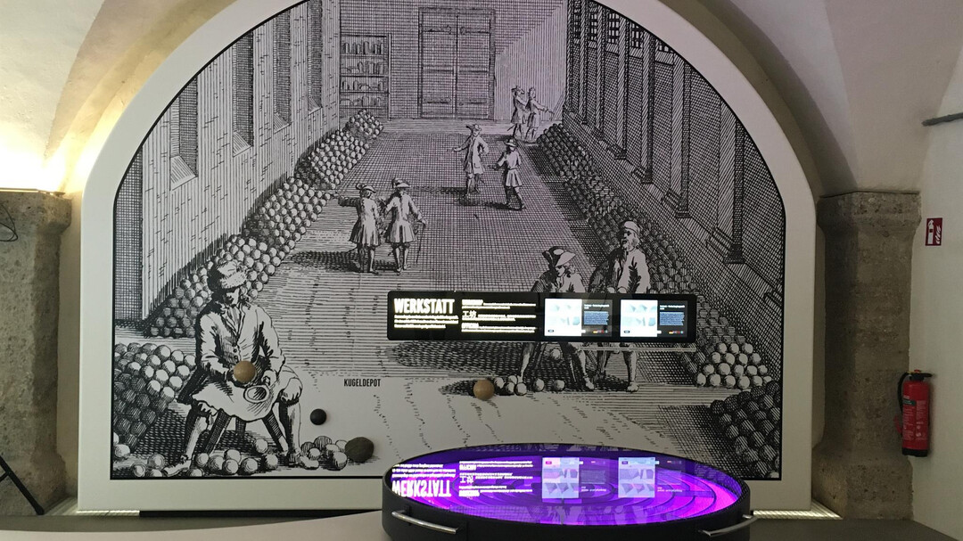 Interaktive Ausstellung im Zeughaus | © Salzburger Burgen & Schlösser