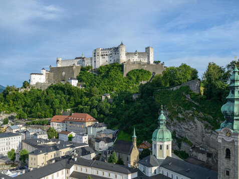 view to the Fortress | © Tourismus Salzburg / G. Breitegger