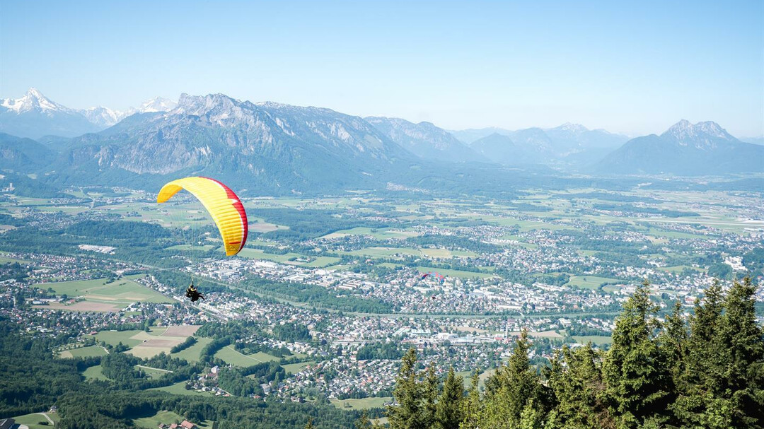 Paragleiten mit Bergblick | © Wolfgang Wimmer, Fly Tandem