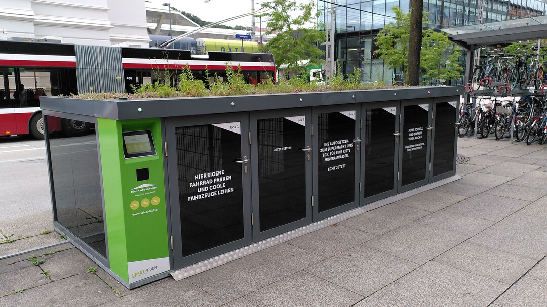 Radboxen für Kurzzeitparker | © salzburgrad.at