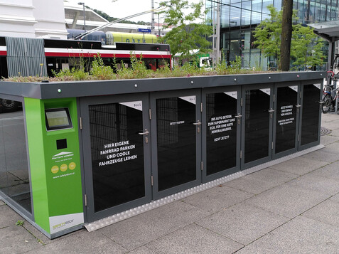 Radboxen für Kurzzeitparker | © salzburgrad.at