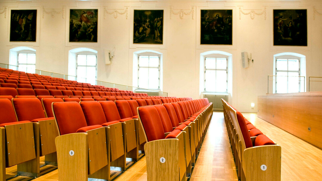 Große Universitätsaula, Seitenansicht | © Universität Salzburg, Luigi Caputo