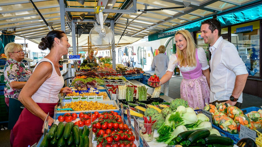 Grünmarkt in Salzburg | © Tourismus Salzburg GmbH, Breitegger G.