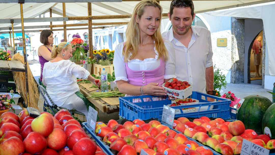 Grünmarkt - Obst | © Tourismus Salzburg GmbH, Breitegger G.