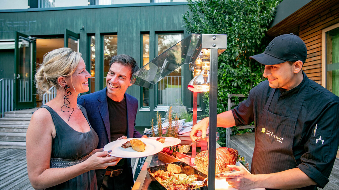 Grillen auf der Terrasse | © Heffterhof