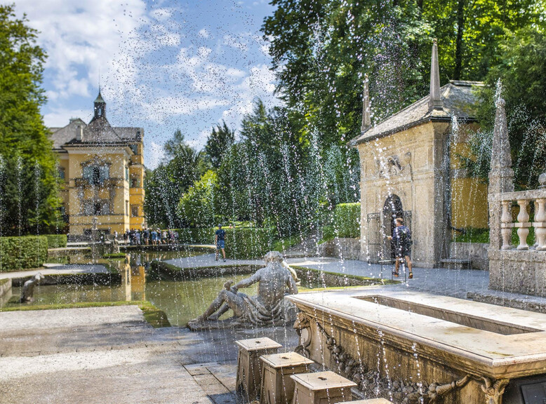 Trick Fountains at Hellbrunn: Fürstentisch | © Schlossverwaltung Hellbrunn / Auer
