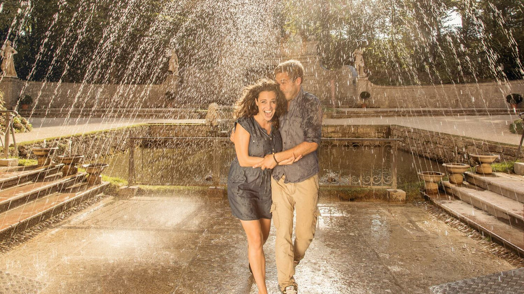 lively entertainment at the trick fountains | © SalzburgerLand Tourismus