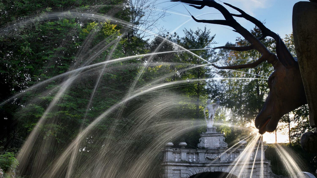 Trick Fountains at Hellbrunn: deer | © Schlossverwaltung Hellbrunn