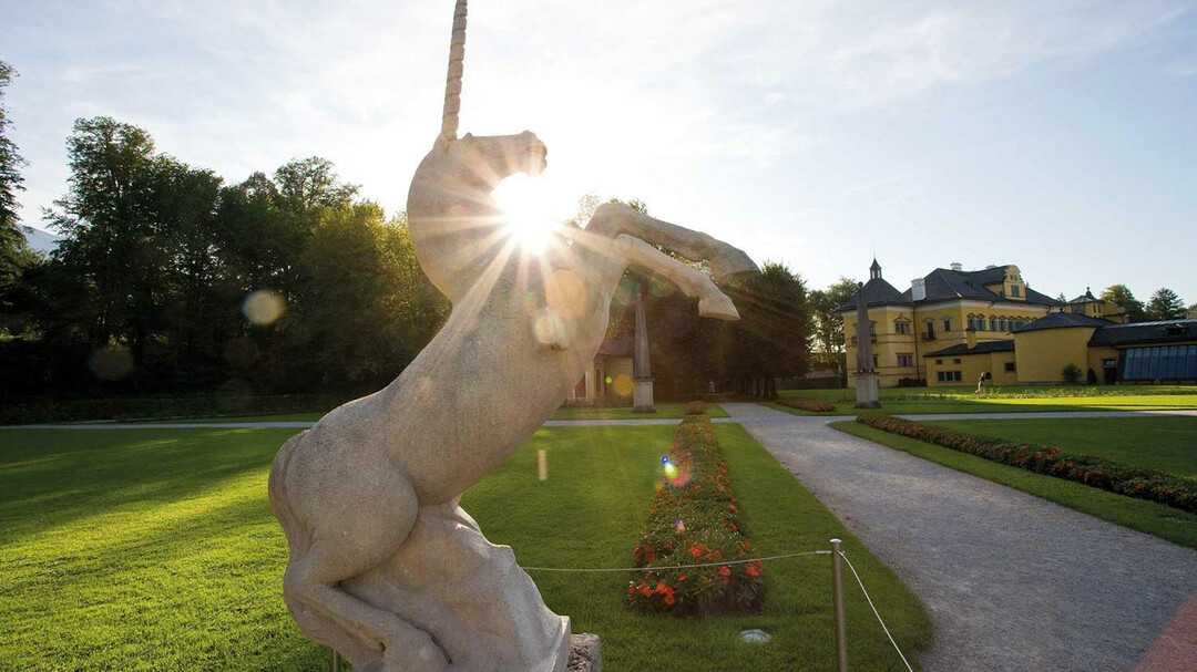 Unicorn statue  | © Schlossverwaltung Hellbrunn