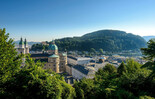 Panoramablick auf den Kapuzinerberg vom Mönchsberg | © Tourismus Salzburg / G.Breitegger