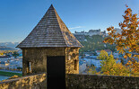 Blick auf die Festung vom Kapuzinerberg | © Tourismus Salzburg / G.Breitegger