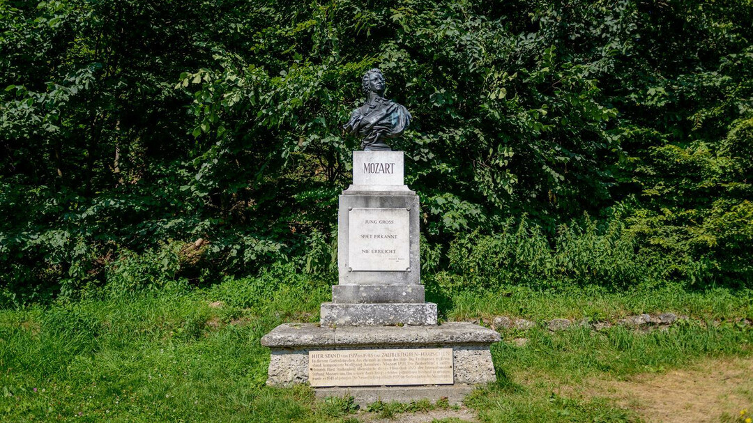 Mozart Denkmal am Kapuzinerberg | © Tourismus Salzburg / G.Breitegger