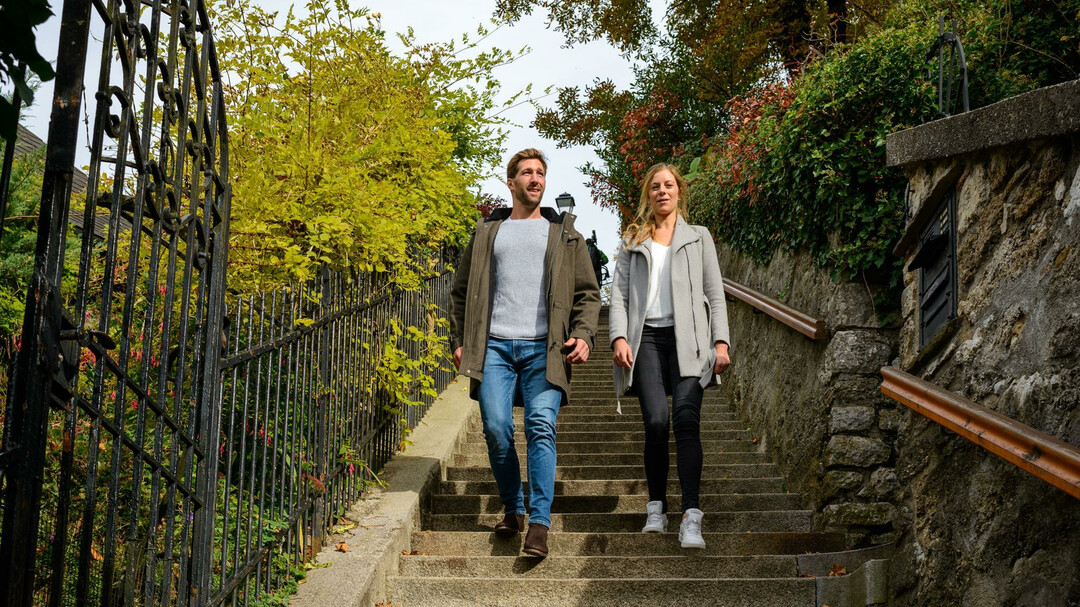 Imbergstiege auf den Kapuzinerberg | © Tourismus Salzburg GmbH / G. Breitegger