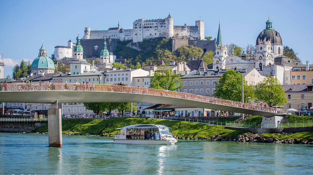 Amadeus und Festung | © Salzburg Stadt Schiff-Fahrt GmbH & Co KG