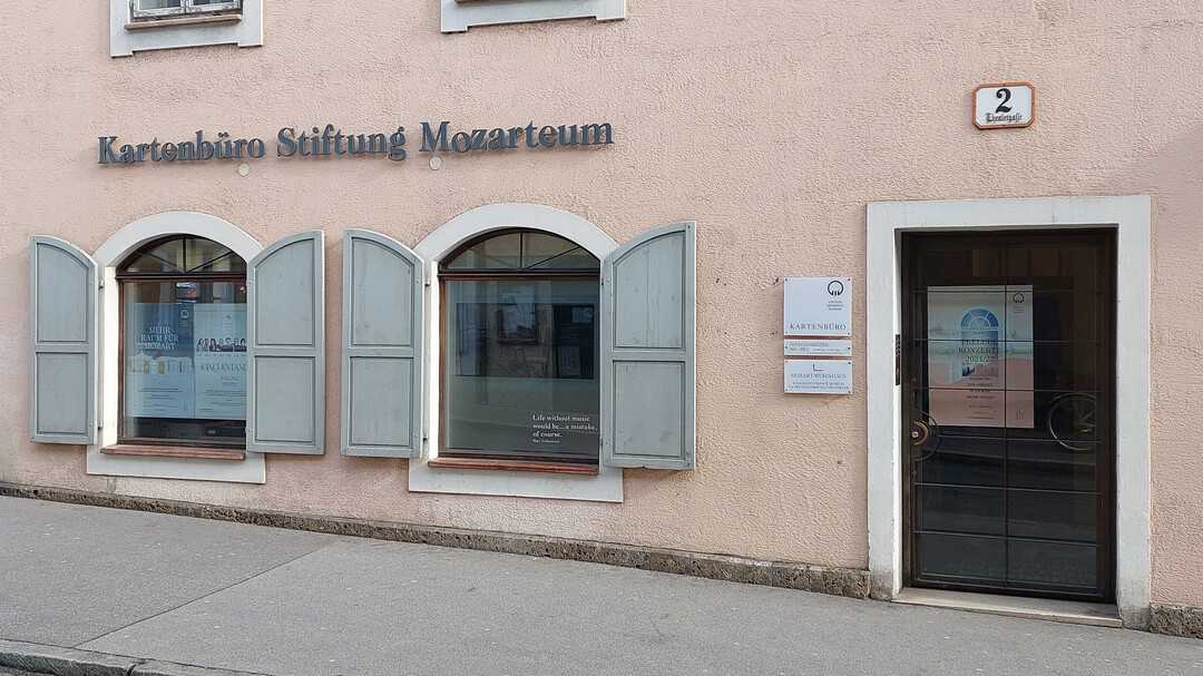 Kartenbüro - Stiftung Mozarteum | © Tourismus Salzburg GmbH